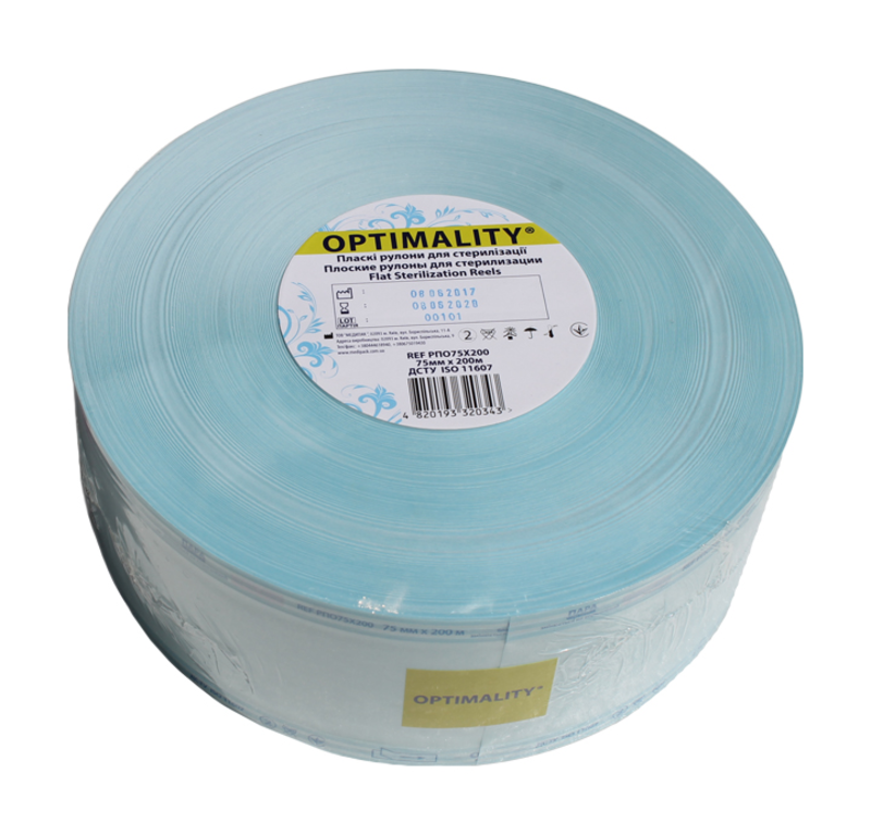 Рулони пласкі OPTIMALITY РПО 350Х200 (пар/етилен оксид)